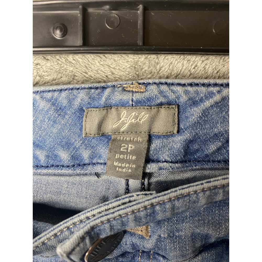 J. Jill Light Wash Straight Leg Stretch Denim Jeans Women's Size 2P Petite - Picture 4 of 5